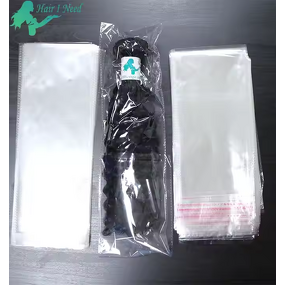 OPP Bag - Stock Transparent Self Adhesive Seal for Hair Bundle Package