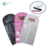 Storage Bags - Wholesale Non Woven Custom Logo Zipper with Hanger for Hair