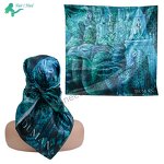 Head Scarves - Fashion Custom Satin Silk Stylish Square Soft for Women