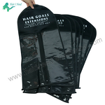 Wig Hanger Bag - Custom Logo Satin Material PVC Plastic Window Storage for Hair