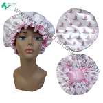 Satin Hair Bonnet - Wholesale Full Logo Printed Custom Double Layers Designer