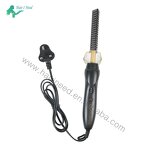 Hair Straightener Comb - Electric Hot Iron Curler for Straight Curly Home Use