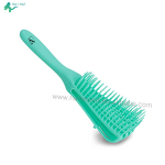 Hair Brush - Custom Logo Plastic Eight Rows Octopus Comb Wet Dry Detangling