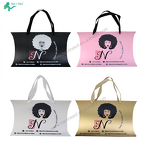 Pillow Boxes - Customized Cheap for Wig Packaging Hair Extension Elegant