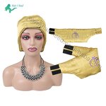 Head Bands - Custom Logo Silk Satin Hair for Girls Hair Accessories Insert Cotton