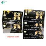 PVC Plastic Business Cards - Custom Logo CR80 Card Size Printing Holographic