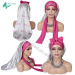 Braid Bonnets - Custom Satin Long Adjustable Sleeping Cap with Head Wraps