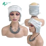 Head Wraps - Premium Custom Logo Luxury Satin Padding Edge with Hook and Loop