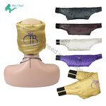 Satin Edge Band - Custom Logo Hair Wraps Cotton Padding Lined Wide Head Wrap