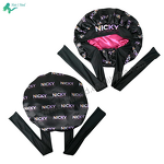 Night Sleep Cap - Custom Large Women No Slip Satin Bonnets with Adjustable Tie