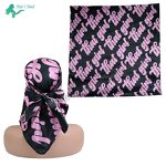 Hair Scarf - Custom Digital Printing Designer Satin for Women Delta Sigma Theta