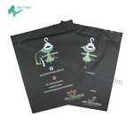 Zip Bag - Custom Logo Clothes CPE Matte Red Frosted Zipper for Clothing