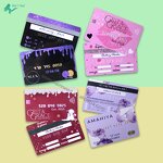 PVC Card - Custom Offset Printing Plastic Embossed Blank Gift Cards