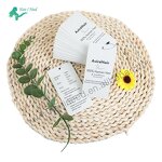 Hang Tag - Custom Logo Round Corner for Hair Extension Wigs Clothing Paper