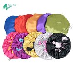 Satin Bonnet - Stock Color Sleep Double Layer Silky Reversible for Women