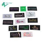 Woven Tags - Custom Clothing Labels Garments Brand for Wigs Apparel