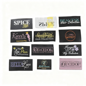 Woven Tags - Custom Clothing Labels Garments Brand for Wigs Apparel