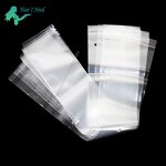 Hair Extension Packaging Bag - Plastic Closure Self Sealing Adhesive Transparent