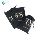 Velvet Drawstring Bag - Low MOQ Custom Luxury Logo Small Storage Pouch Gift