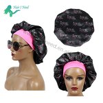 Sleep Satin Bonnet - Custom Logo Design Women Hair Care Wide Elastic Headband
