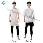 Apron - Wholesale Barber Hairdressing Brown PU Leather Waterproof Durable with Pocket