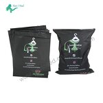 Zip Bag - Custom Logo Clothes CPE Matte Red Frosted Zipper for Clothing