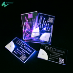 Acrylic Business Card - Custom Logo High Quality Printing Design Unique Light up LED