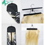 Hair Extensions Carrier - Storage Suit Case Zipper Bag and Hanger Human Hair