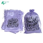 Satin Pouch - Custom Printing Luxurious Ribbon Drawstring with Satin Lining