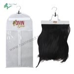 Storage Bags - Wholesale Non Woven Custom Logo Zipper with Hanger for Hair