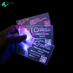 Acrylic Business Card - Customized Luminous Luxury Blank LED Cards