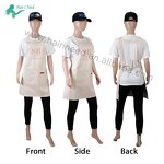 Apron - Household Cleaning PU Custom Logo Print Beauty Salon Waterproof Kitchen
