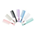Hair Comb - Customized Printed Salon Detangling Professional Wide Tooth Plastic
