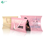 Hair Packaging Box - Elegant Custom with Handle Wig Bundles Pillow Storage