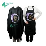 Haircut Cape - Hot Sell Custom Logo Satin Professional Hairdressing Barber and Apron