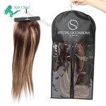 Wig Packaging Bag - Customized Logo Non Woven Luxury Hair Extension Printed PVC