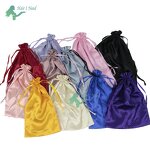 Drawstring Bags - Custom Logo Silk for Hair Bundles