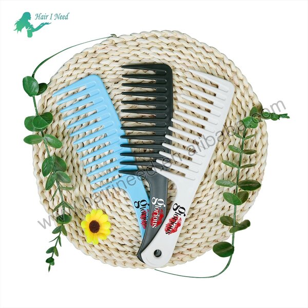 Hair Comb - Custom Logo Salon Women Styling Durable Large Wide Tooth