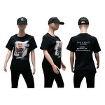 T-Shirt - Low MOQ Custom Pure Cotton Hair Salon Working Short Sleeve Unisex
