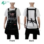 Apron - Household Cleaning PU Custom Logo Print Beauty Salon Waterproof Kitchen