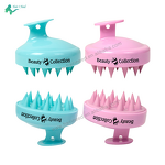 Scalp Massage Comb - Silicone Head Shampoo Brush for Hair Washing Body Massage