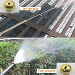 Extendable Washer Sprayer - with 2 Water Hose Nozzle for Garden Hose