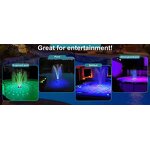 LED Light Floating Pool Fountain - Multicolor Lights IP67 Waterproof Outdoor