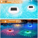 Solar Hanging Garden Lights - Solar Rechargeable Bathroom Light Multifunctional