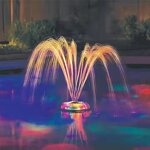 Fountain Pump RGB Color - for Pond Pool Garden LED Colorful Water Floating