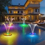 LED Colorful Water Floating Light - for Pool Swimming Fountain Pump RGB
