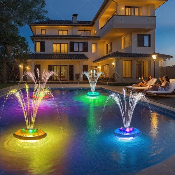 LED Colorful Water Floating Light - for Pool Swimming Fountain Pump RGB