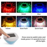 LED Solar Swimming Pool Light - Solar Powered Garden Lights