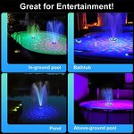 Waterproof Optical Lamp LED Outdoor Garden Lawn Decor - Water Pump Fountain
