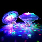 Floating LED Swimming Pool Lights - Bathtub Lights Colorful Outdoor Lighting